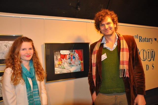 4135_David_Rowe_Daughter_with_his_winning_Cartoon_of_the_year_2011.sized
